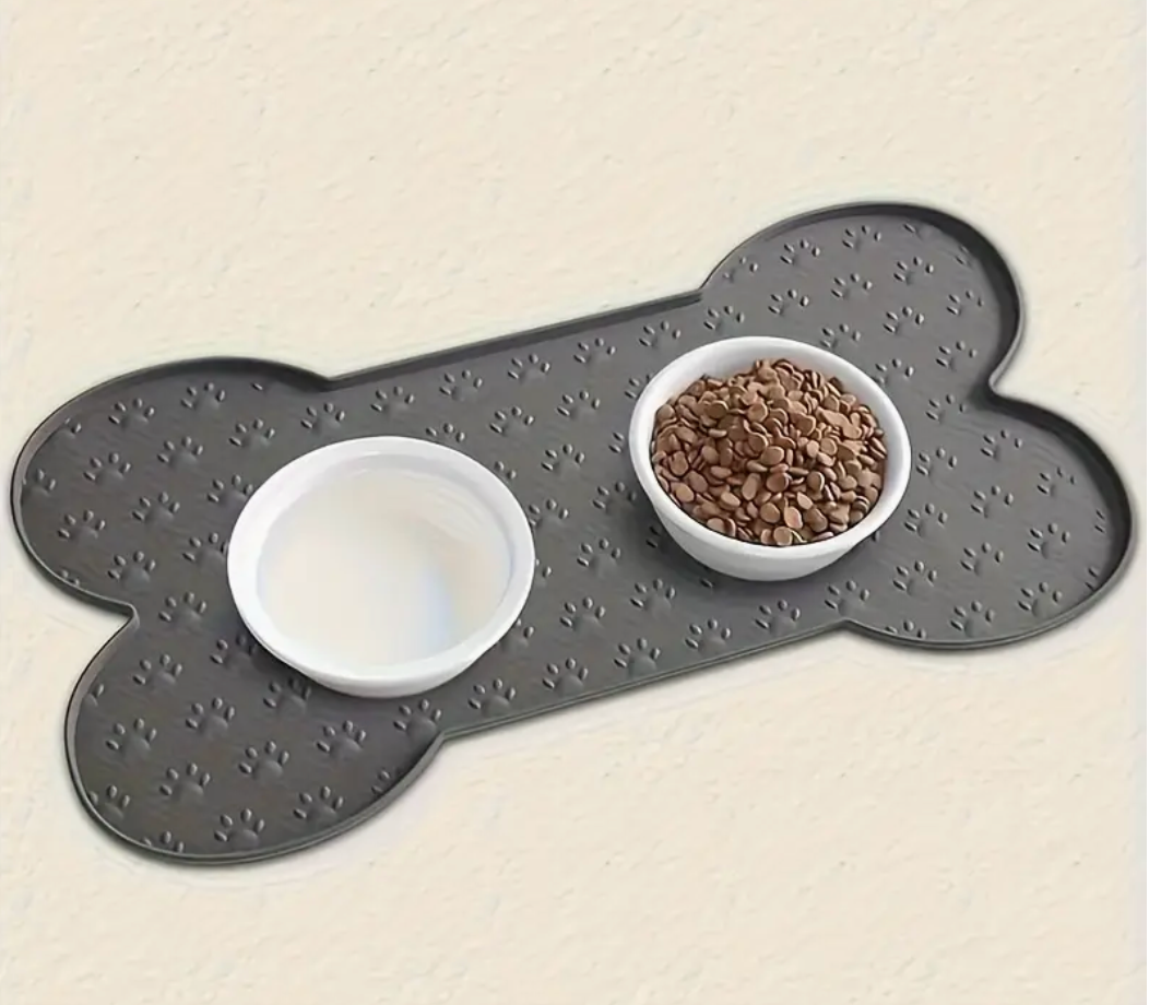 Silicone Pet Feeding Mat - Bone