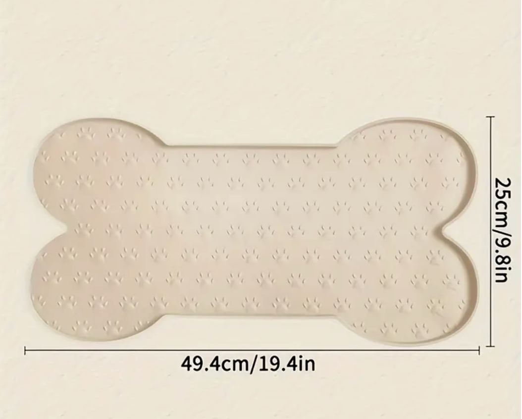 Silicone Pet Feeding Mat - Bone