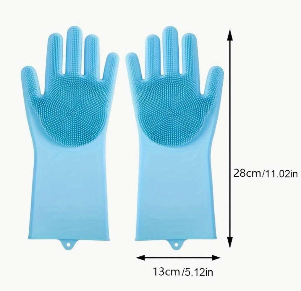 Silicone Pet Bath Gloves