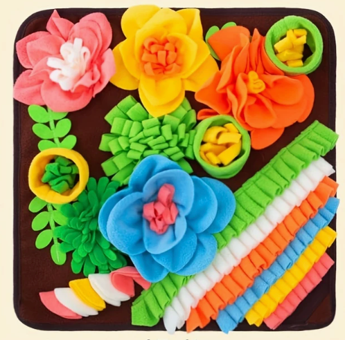 Pet Sniffing Pad- Flower Garden