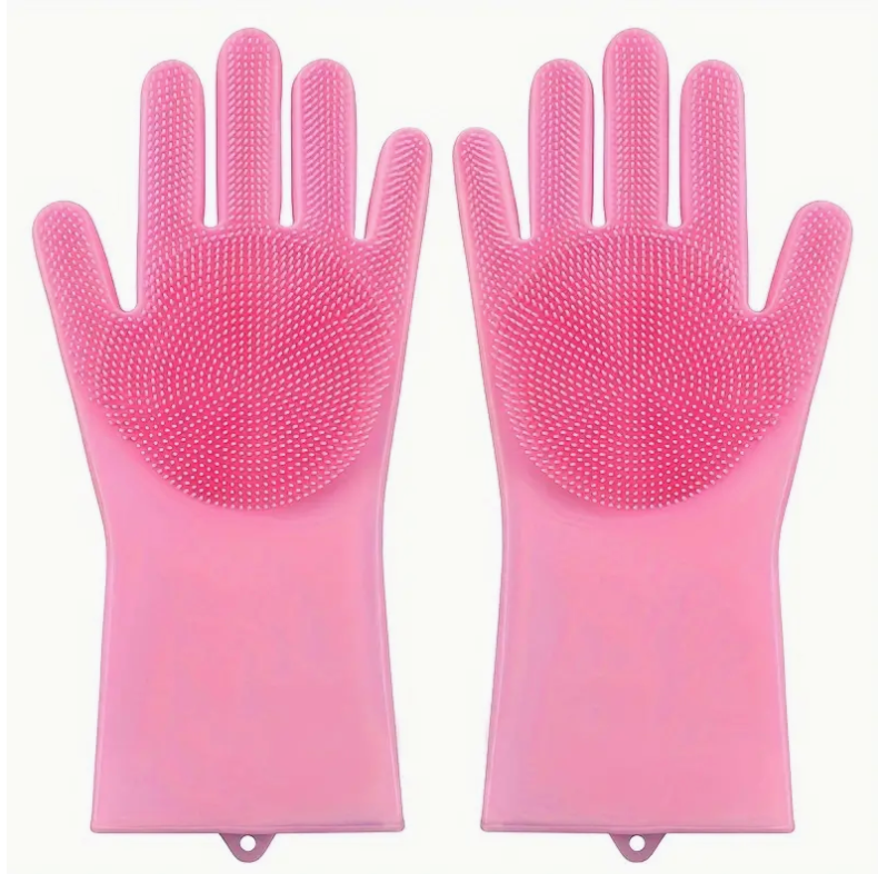 Silicone Pet Bath Gloves