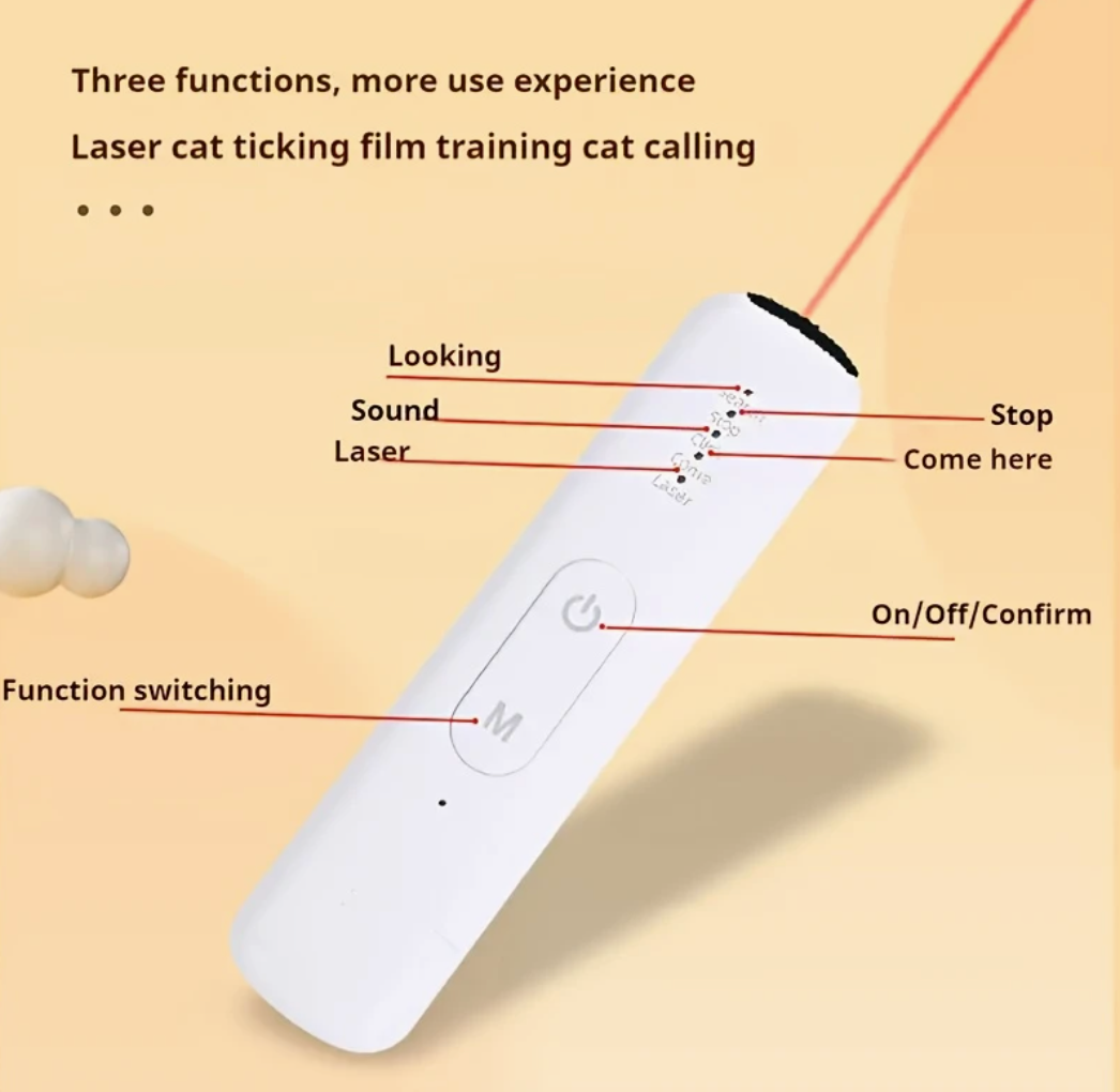 Interactive Cat Toy – Laser