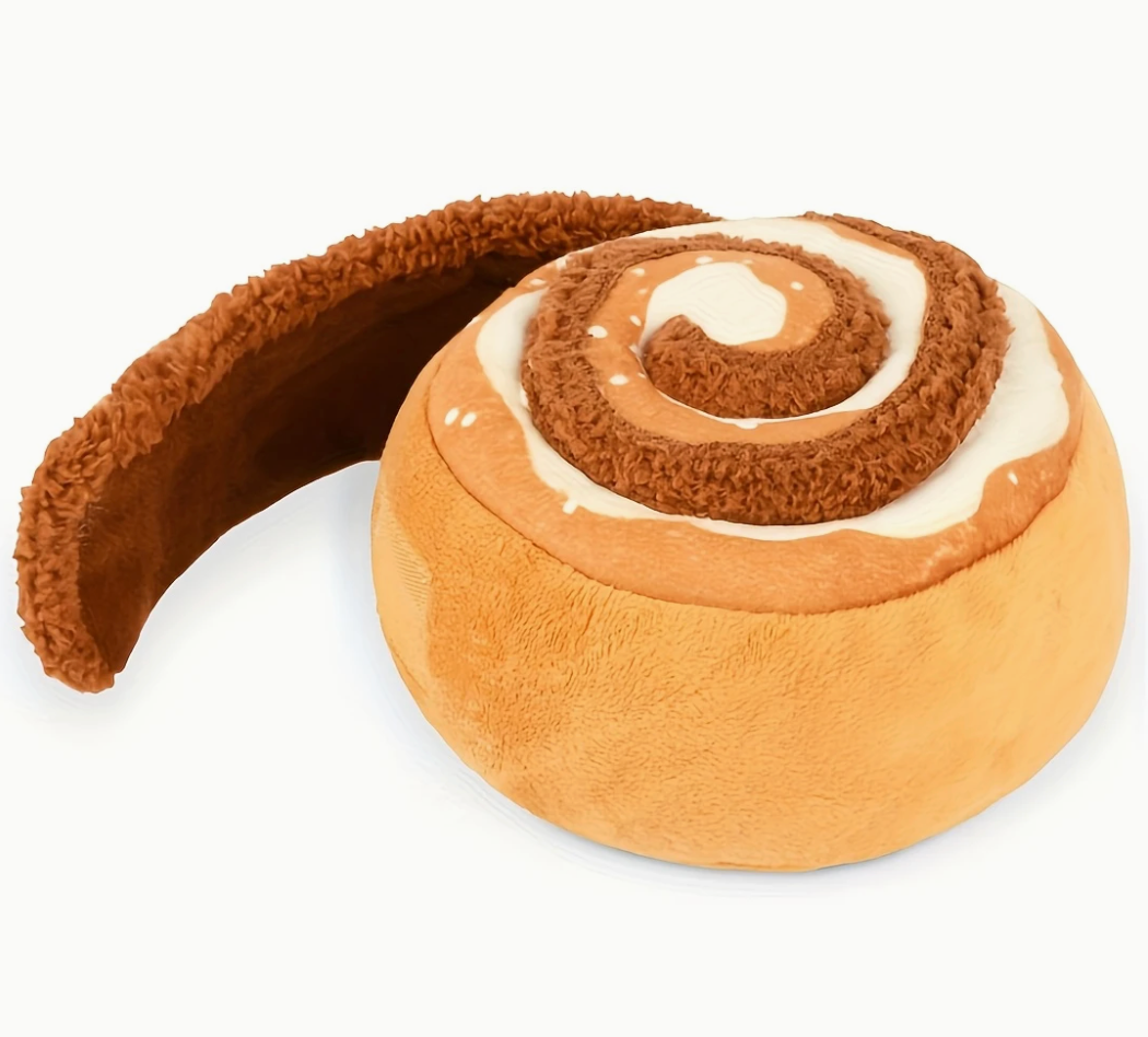 Soft Pet Toy - Cinnamon roll