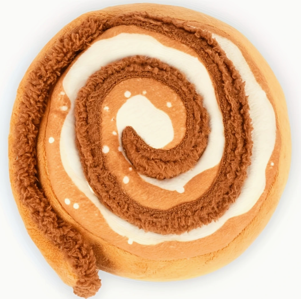 Soft Pet Toy - Cinnamon roll