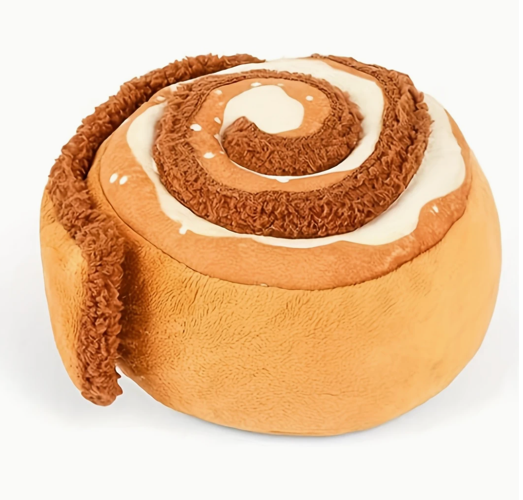 Soft Pet Toy - Cinnamon roll