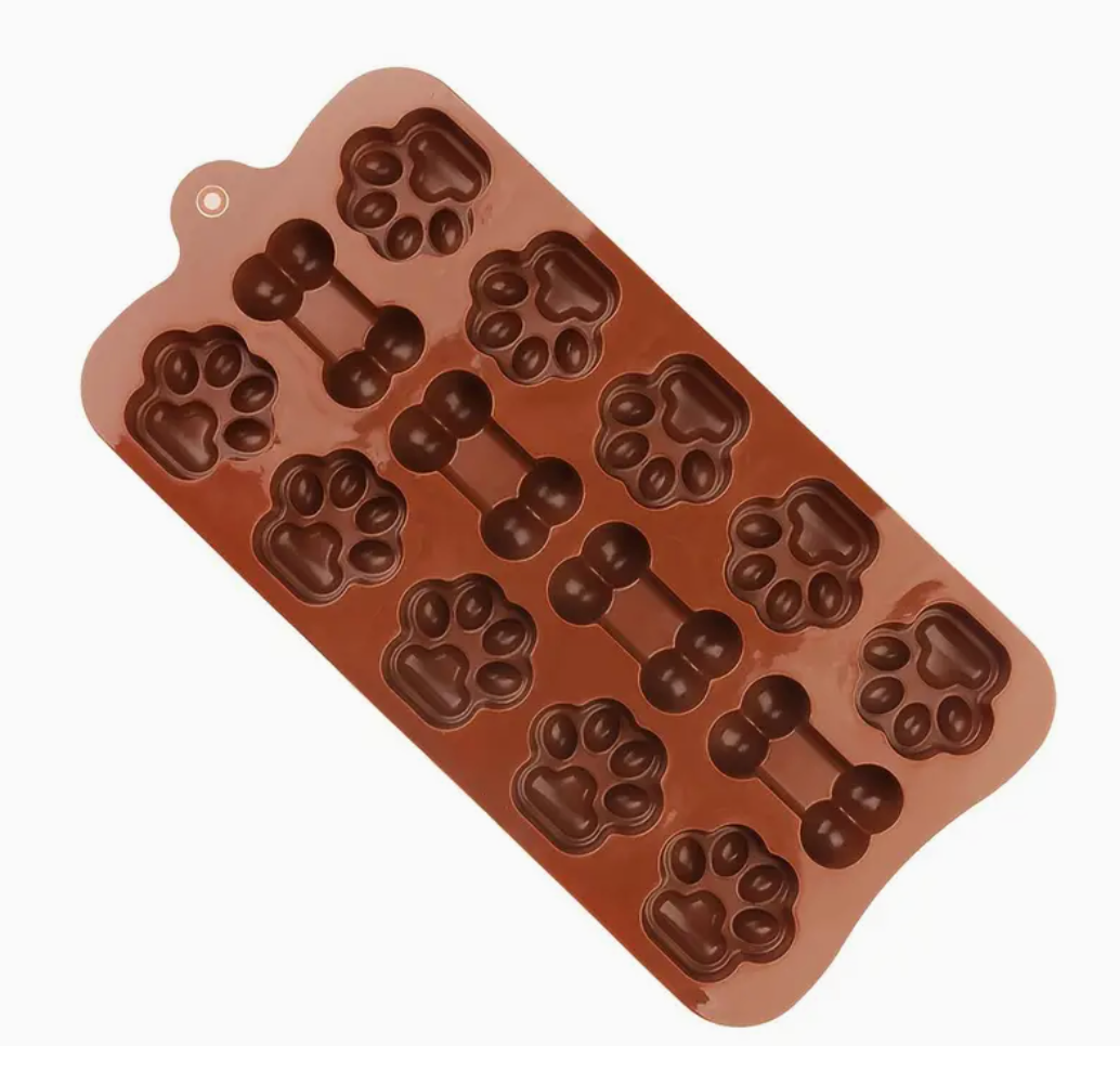 Silicone Molds - Paw/Bone Shape