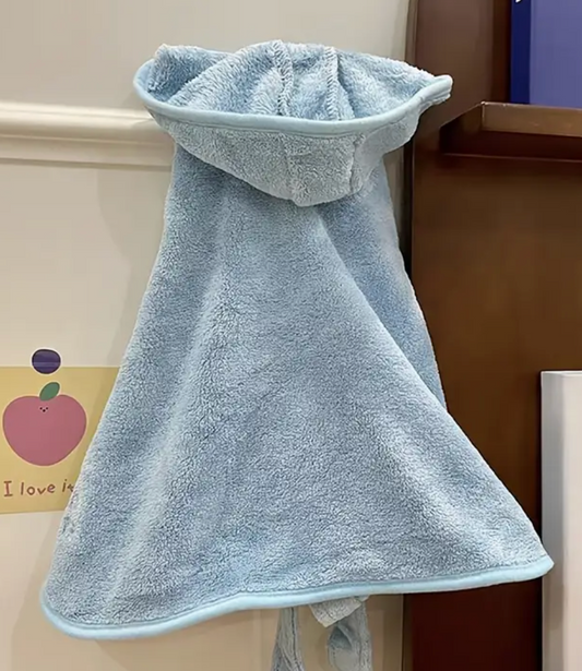 Quick-Dry Pet Bathrobe Towel - Monochrome