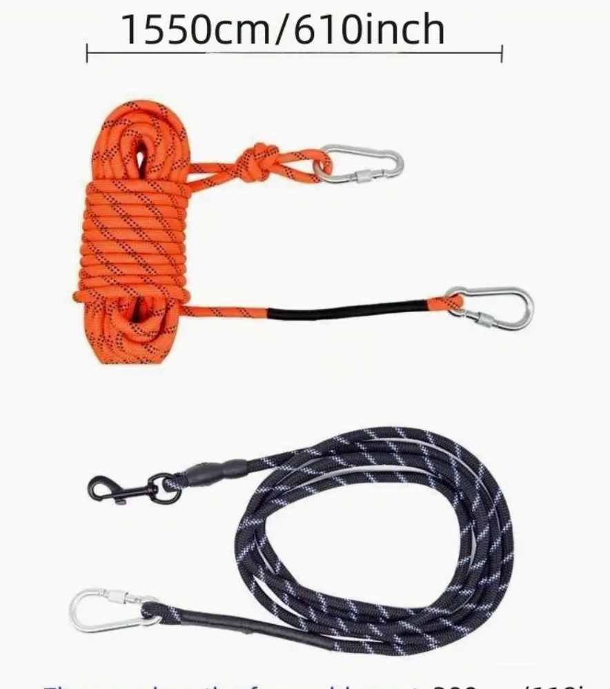 Portable Sliding Traction Rope for Dogs